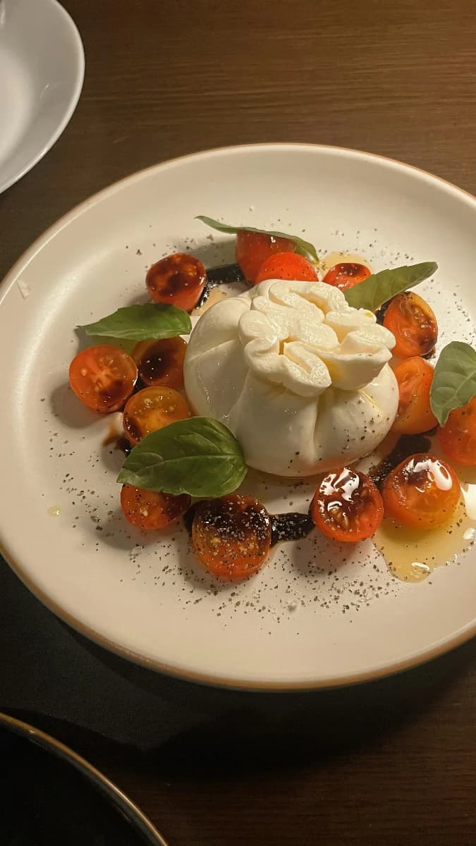 Gusto Artisan Bistro Menü Öğesi - Fesleğenli Taze Burrata